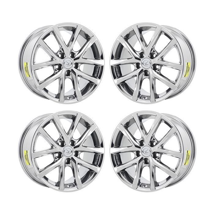 Lexus IS250 Wheel Rim PVD Bright Chrome 74237 Stock Factory OEM Replacement