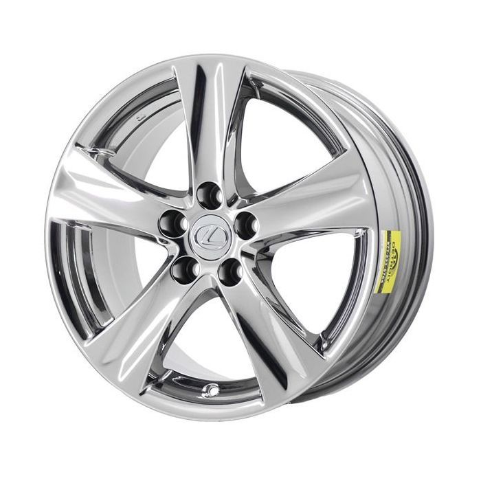 Lexus IS250 Wheel Rim PVD Bright Chrome 74238 (F) Stock Factory OEM Replacement
