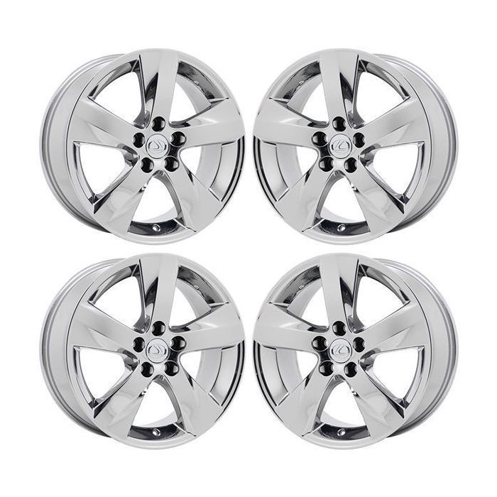 Lexus IS250 Wheel Rim PVD Bright Chrome 74241 (F) Stock Factory OEM Replacement