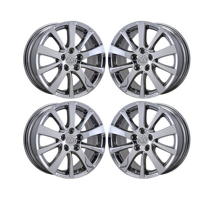 Lexus IS250 Wheel Rim PVD Bright Chrome 74243 Stock Factory OEM Replacement