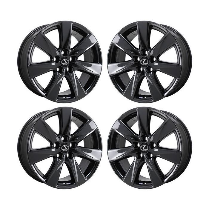 Lexus LS460 Wheel Rim PVD Black Chrome 74248 Stock Factory OEM Replacement