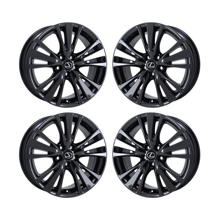 Lexus RX350 Wheel Rim PVD Black Chrome 74254 Stock Factory OEM Replacement