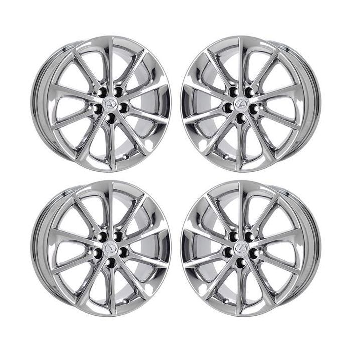Lexus CT200h Wheel Rim PVD Bright Chrome 74257 Stock Factory OEM Replacement