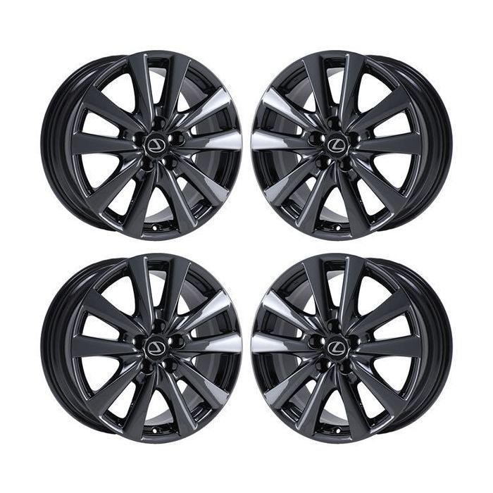 Lexus GS350 Wheel Rim PVD Black Chrome 74269 Stock Factory OEM Replacement