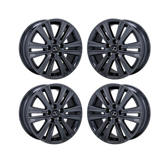 Lexus ES350 Wheel Rim PVD Black Chrome 74276 Stock Factory OEM Replacement
