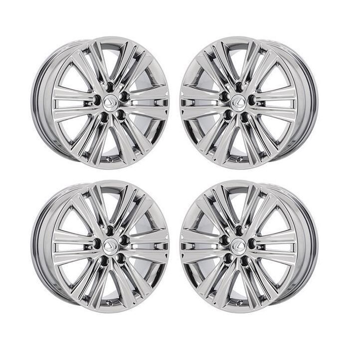 Lexus ES350 Wheel Rim PVD Bright Chrome 74276 Stock Factory OEM Replacement