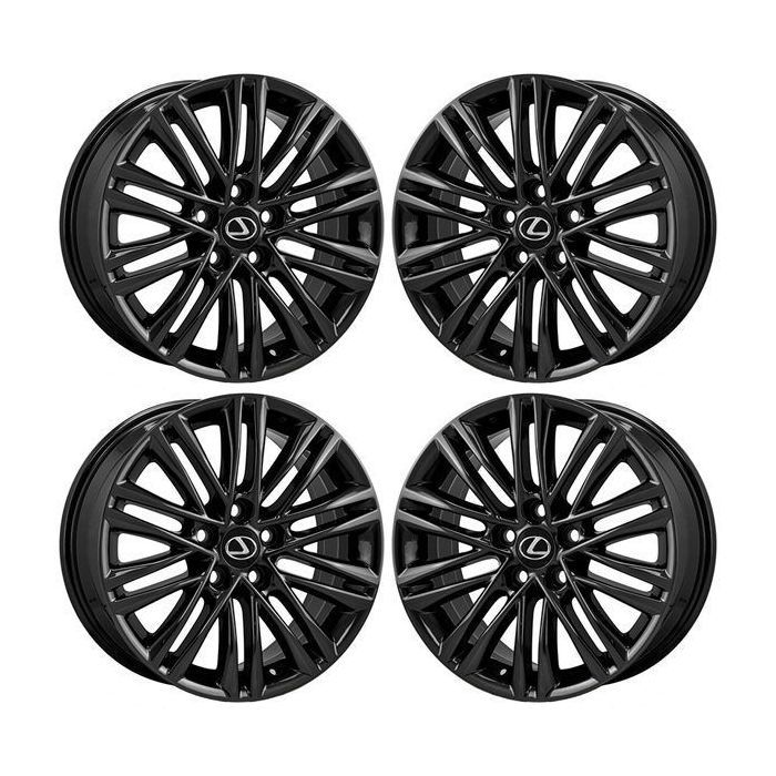 Lexus ES350 Exchange Wheels Set of 4-Exchange Rims Set of 4 Gloss Black 74277