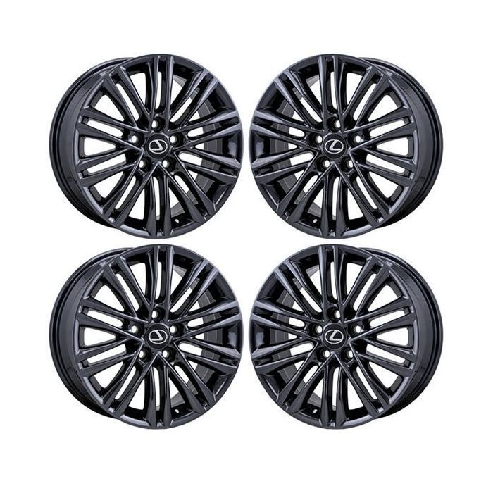 Lexus ES350 Wheel Rim PVD Black Chrome 74277 Stock Factory OEM Replacement