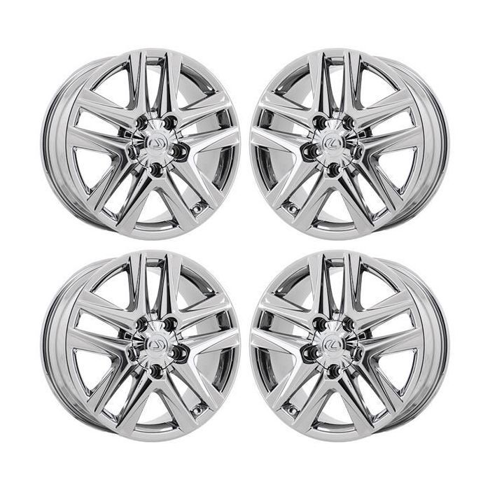 Lexus LX570 Wheel Rim PVD Bright Chrome 74280 Stock Factory OEM Replacement