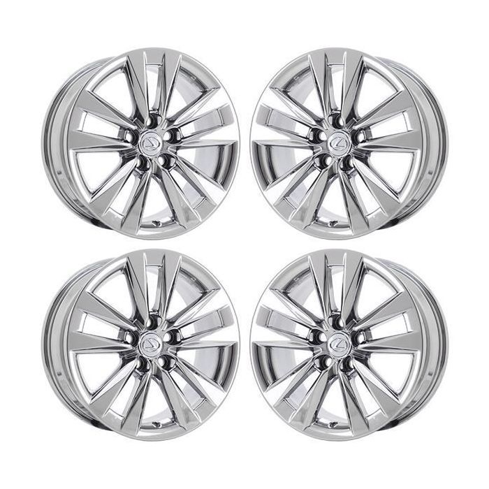 Lexus LS460 Wheel Rim PVD Bright Chrome 74283 Stock Factory OEM Replacement