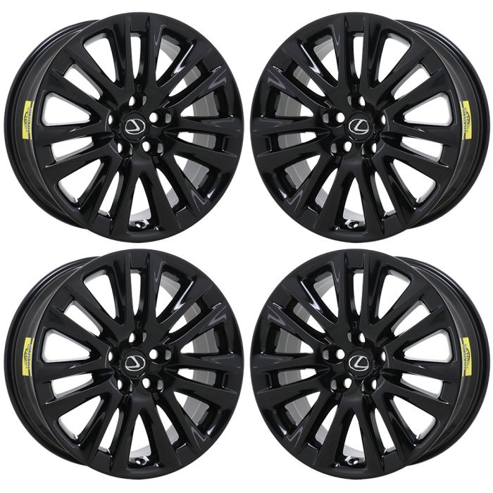 Lexus LS460 Exchange Wheels Set of 4-Exchange Rims Set of 4 Gloss Black 74284