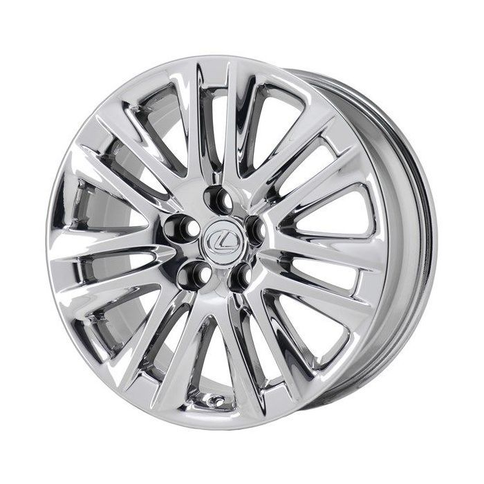 Lexus LS460 Wheel Rim PVD Bright Chrome 74284 Stock Factory OEM Replacement