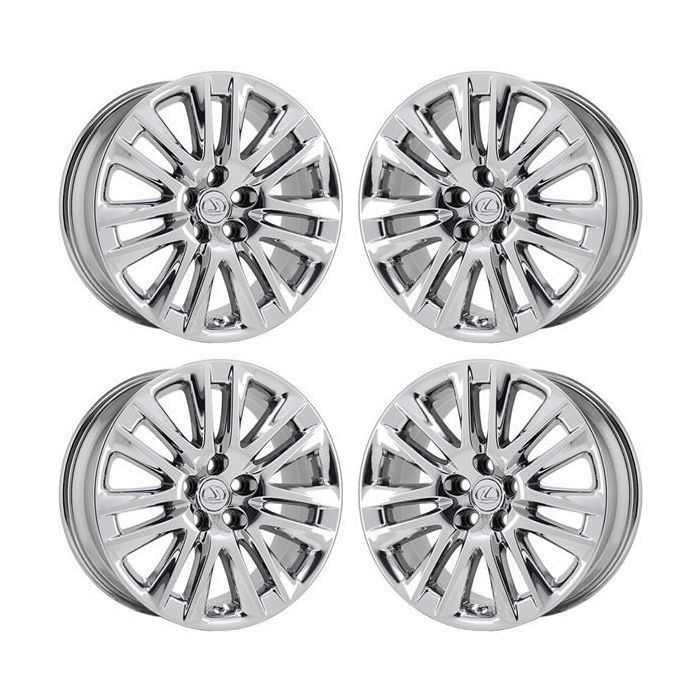 Lexus LS460 Wheel Rim PVD Bright Chrome 74284 Stock Factory OEM Replacement