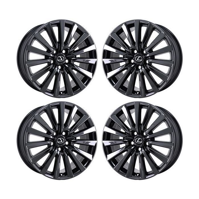 Lexus LS460 Wheel Rim PVD Black Chrome 74285 Stock Factory OEM Replacement