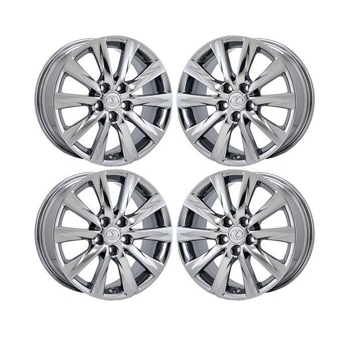Lexus IS200t Wheel Rim PVD Bright Chrome 74287 Stock Factory OEM Replacement