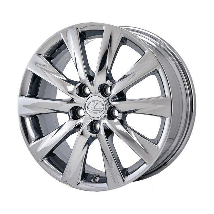 Lexus IS200t Wheel Rim PVD Bright Chrome 74287 Stock Factory OEM Replacement
