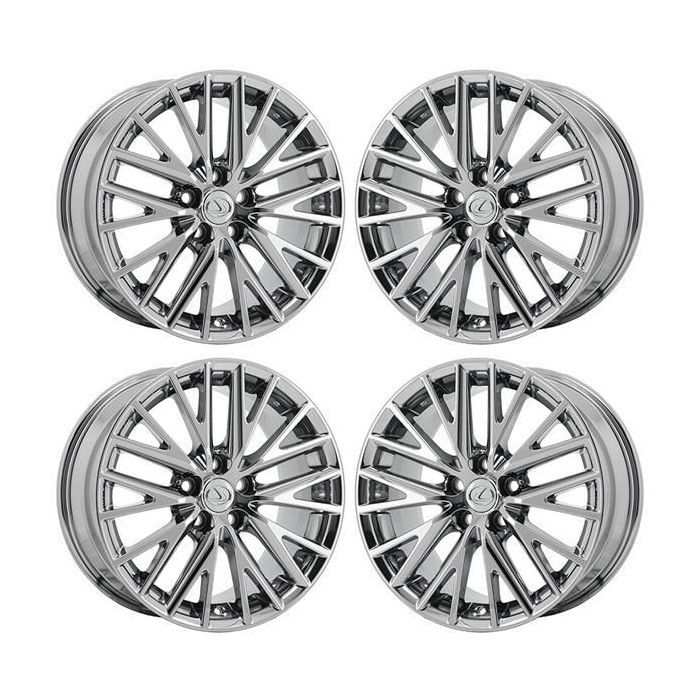 Lexus IS250 Wheel Rim PVD Bright Chrome 74288 (F) Stock Factory OEM Replacement