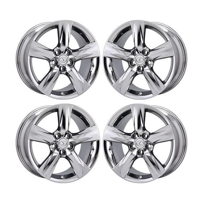 Lexus IS250 Wheel Rim PVD Bright Chrome 74290 (F) Stock Factory OEM Replacement