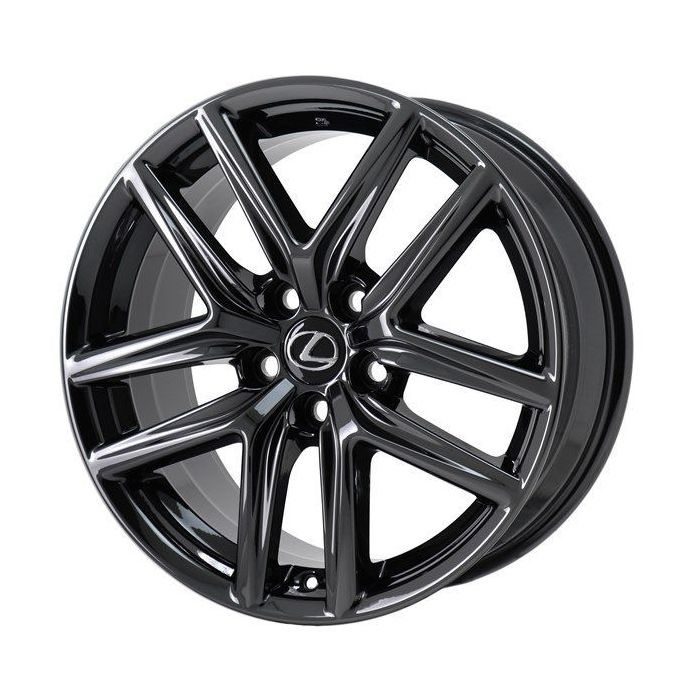 Lexus IS Turbo Wheel Rim PVD Black Chrome 74292 (F) Stock Factory OEM Replacement