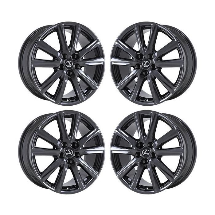 Lexus GS350 Wheel Rim PVD Black Chrome 74296 Stock Factory OEM Replacement