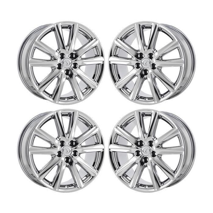Lexus GS350 Wheel Rim PVD Bright Chrome 74296 Stock Factory OEM Replacement