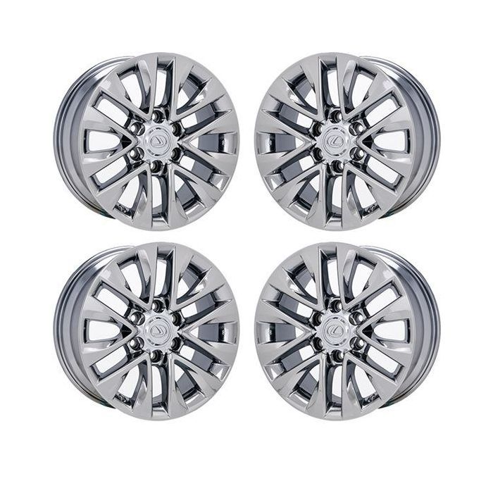 Lexus GX460 Wheel Rim PVD Bright Chrome 74297 Stock Factory OEM Replacement