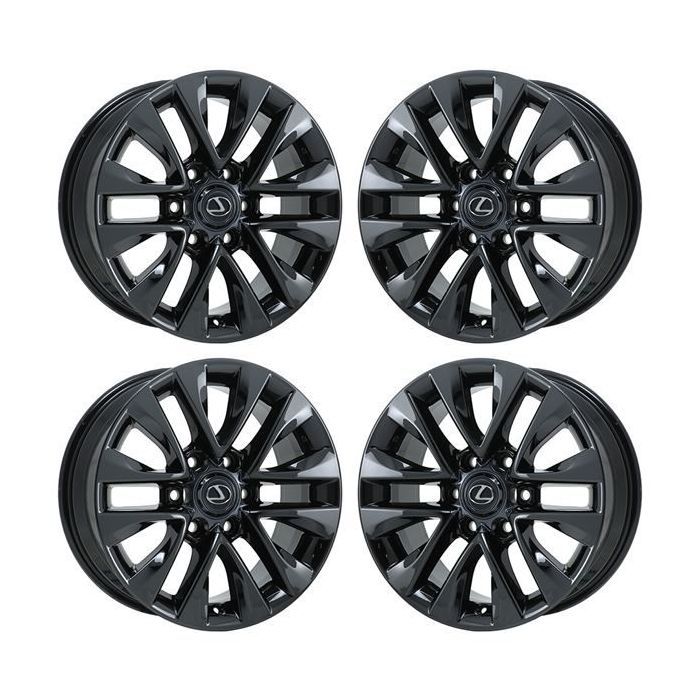 Lexus GX460 Wheel Rim PVD Black Chrome 74297 Stock Factory OEM Replacement
