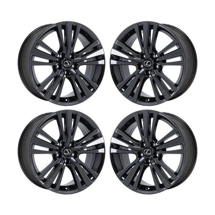 Lexus RX350 Wheel Rim PVD Black Chrome 74301 Stock Factory OEM Replacement