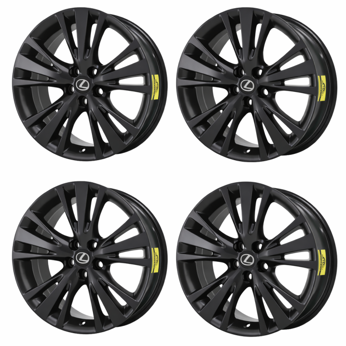 Lexus RX350 Exchange Wheels Set of 4-Exchange Rims Set of 4 Satin Black 74301