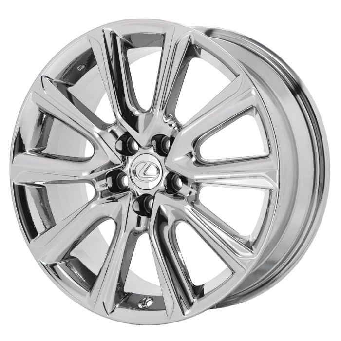 Lexus RC200t Wheel Rim PVD Bright Chrome 74310 (R) Stock Factory OEM Replacement