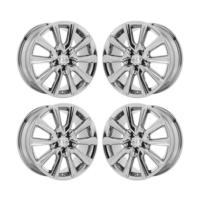 Lexus RC200t Wheel Rim PVD Bright Chrome 74309 (F) Stock Factory OEM Replacement