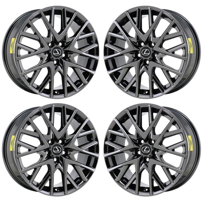 Lexus RC Turbo Wheel Rim PVD Black Chrome 74315 (F) Stock Factory OEM Replacement
