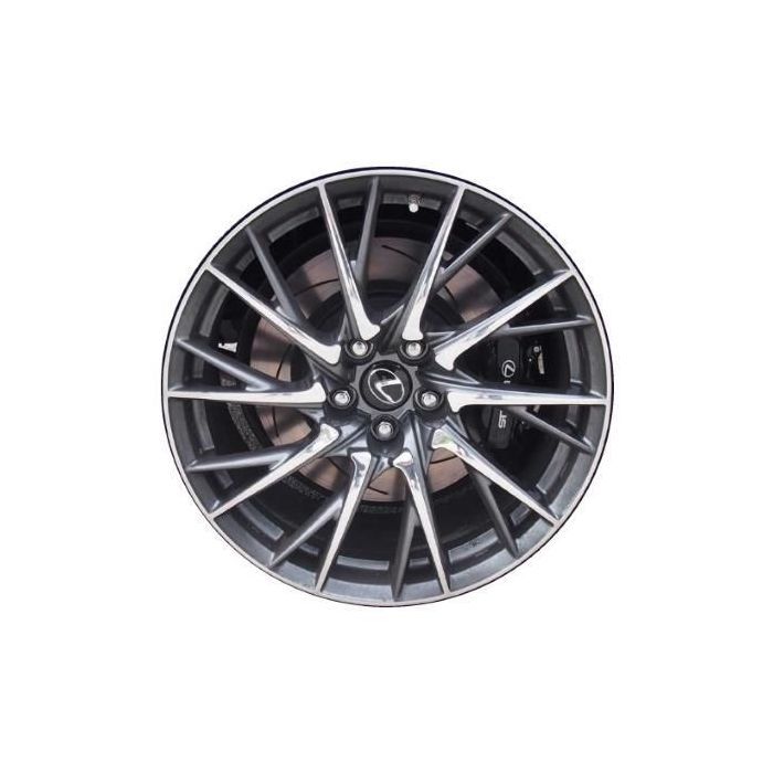 Lexus RCF Wheel Rim Polished Grey 74324 (R) Stock Factory OEM Replacement