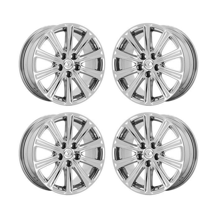 Lexus NX200t Wheel Rim PVD Bright Chrome 74326 Stock Factory OEM Replacement