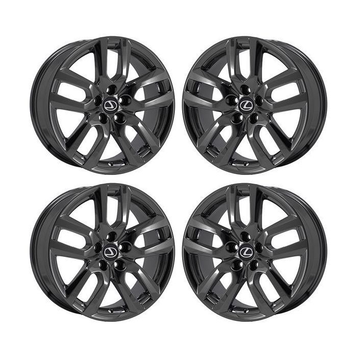Lexus NX200t Wheel Rim PVD Black Chrome 74328 Stock Factory OEM Replacement