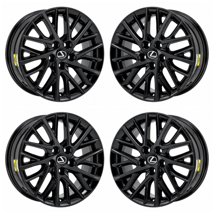 Lexus ES350 Exchange Wheels Set of 4-Exchange Rims Set of 4 Gloss Black 74332