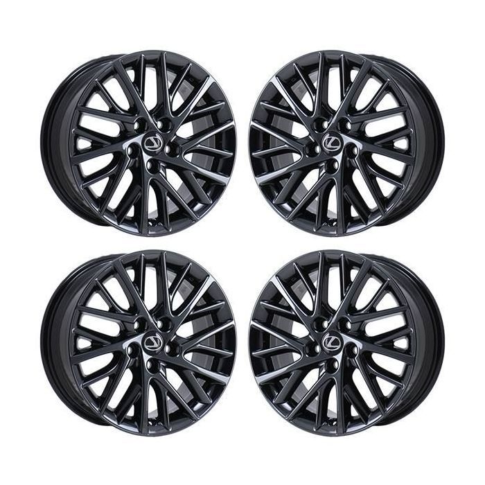 Lexus ES350 Wheel Rim PVD Black Chrome 74332 Stock Factory OEM Replacement