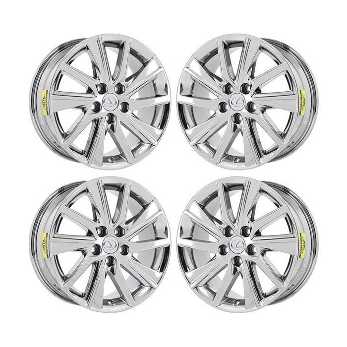 Lexus ES300h Wheel Rim PVD Bright Chrome 74333 Stock Factory OEM Replacement