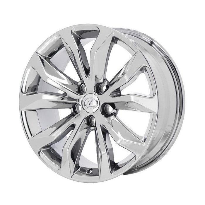 Lexus NX200t Wheel Rim PVD Bright Chrome 74335 Stock Factory OEM Replacement