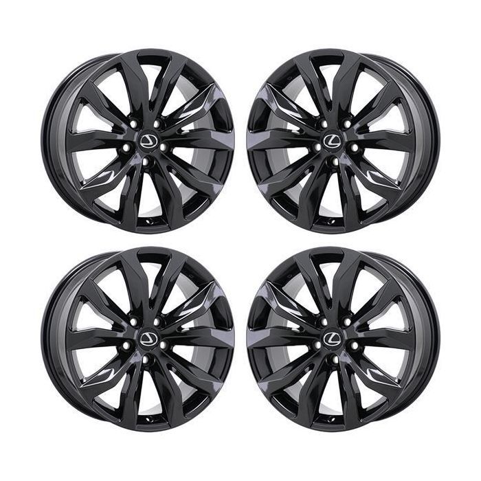 Lexus NX200t Wheel Rim PVD Black Chrome 74335 Stock Factory OEM Replacement