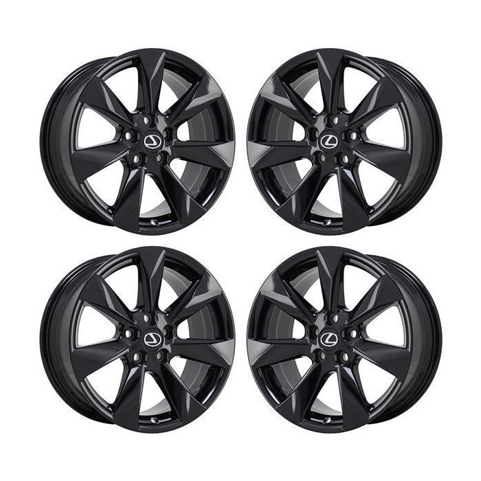 Lexus RX350 Exchange Wheels Set of 4-Exchange Rims Set of 4 Gloss Black 74336