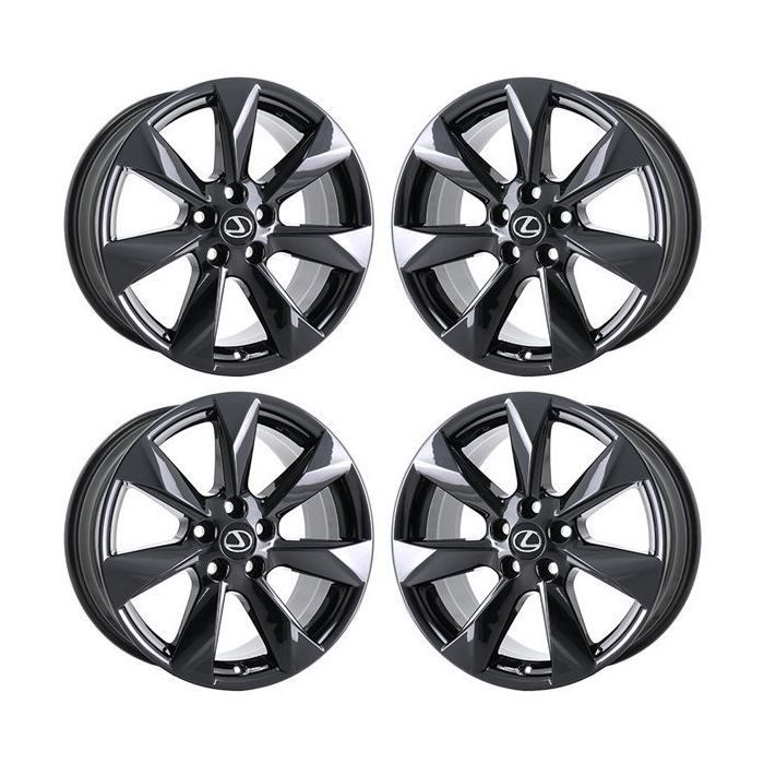 Lexus RX350 Wheel Rim PVD Black Chrome 74336 Stock Factory OEM Replacement