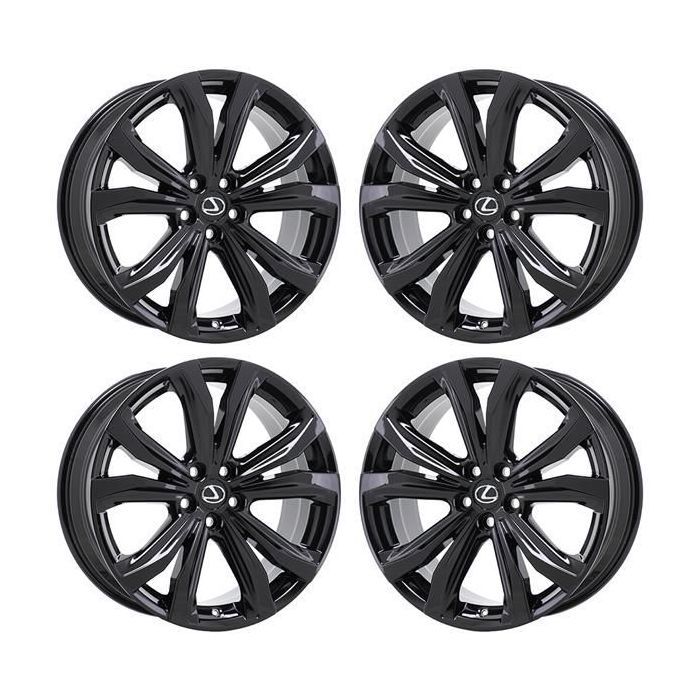 Lexus RX350 Exchange Wheels Set of 4-Exchange Rims Set of 4 Gloss Black 74338
