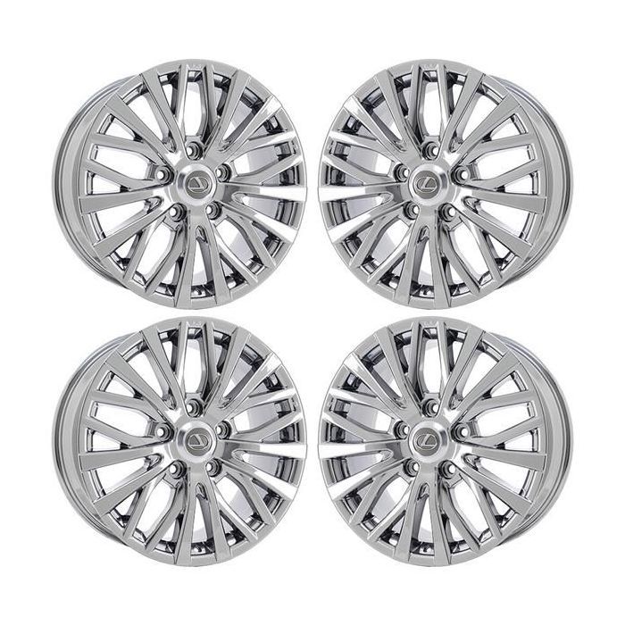 Lexus LX570 Wheel Rim PVD Bright Chrome 74340 Stock Factory OEM Replacement