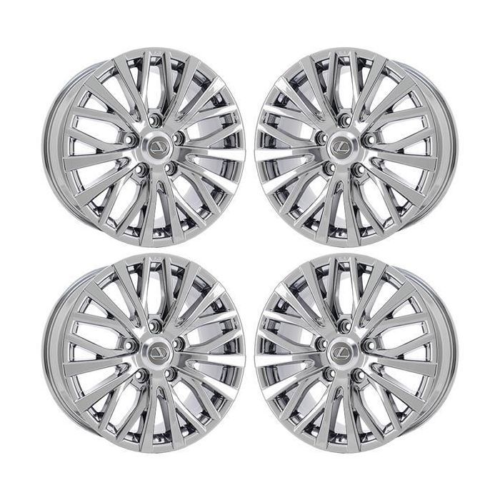 Lexus LX570 Wheel Rim PVD Bright Chrome 74340 Stock Factory OEM Replacement