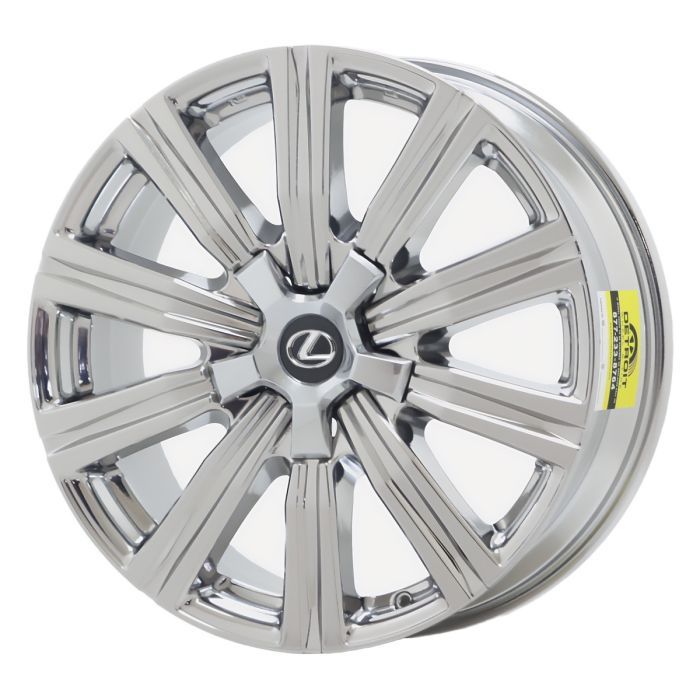 Lexus LX570 Wheel Rim PVD Bright Chrome 74341 Stock Factory OEM Replacement