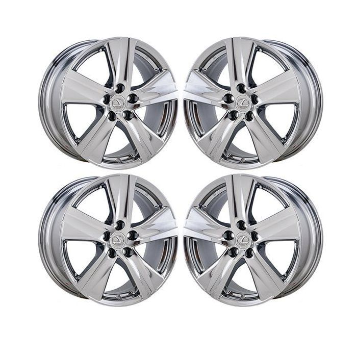 Lexus GS200t Wheel Rim PVD Bright Chrome 74346 Stock Factory OEM Replacement