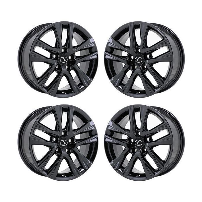 Lexus IS300 Wheel Rim PVD Black Chrome 74354 Stock Factory OEM Replacement