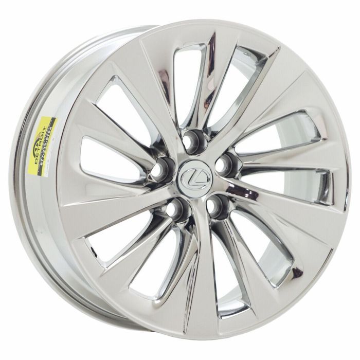 Lexus LS500 Wheel Rim PVD Bright Chrome ALYTW057 Stock Factory OEM Replacement