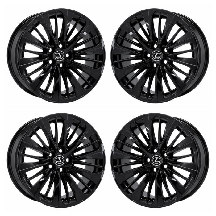 Lexus LS500 Exchange Wheels Set of 4-Exchange Rims Set of 4 Gloss Black 74370